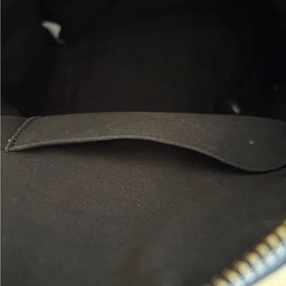 Frye Mini Olivia Black Leather Backpack - Picture 12 of 16